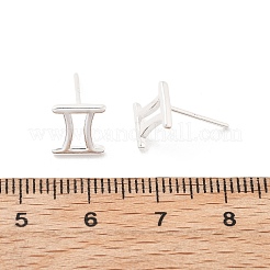925 Sterling Silber Ohrstecker&nbsp;EJEW-K303-01S-03