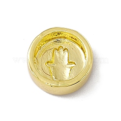 Vere perle smaltate in ottone placcato oro 18k&nbsp;KK-F814-05G-03