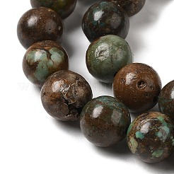Fili di perline turchese naturale&nbsp;G-P506-04D-03