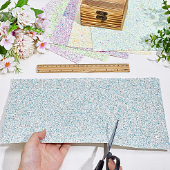 6 pièce de tissu en PVC et similicuir 6 couleurs&nbsp;DIY-CL0001-31