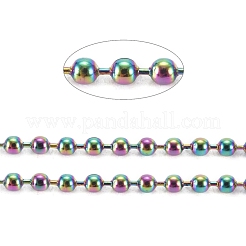 Catene a sfere in acciaio inossidabile placcate ioni (ip) 304&nbsp;CHS-H013-04M-2MM