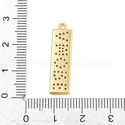 Messing micro pave klare zirkonia anhänger&nbsp;CU-CBAD306-25A-G