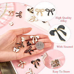 40pcs 10 styles de pendentifs en émail en alliage&nbsp;ENAM-TA0009-03