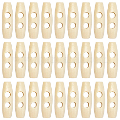 30 pezzo di bottoni in legno naturale&nbsp;FIND-GF0009-92B