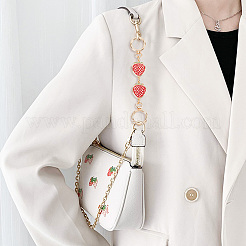 Aleación esmalte fresa enlace bolsa correas extensor cadenas&nbsp;FIND-WH0110-384