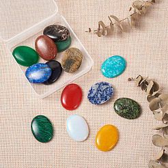 14 Stück gemischte Edelstein-Cabochons in 14 Stilen&nbsp;G-FW0001-06