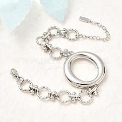 Bracelets à maillons en acier inoxydable 304&nbsp;BJEW-P368-02P