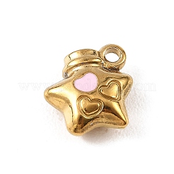 304 Edelstahl-Emaille-Anhänger&nbsp;STAS-G395-04G