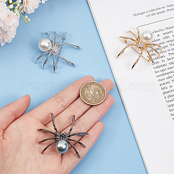 3 broche en alliage de strass bicolore&nbsp;JEWB-WR0001-05