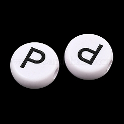 Perline europei acrilici opachi&nbsp;AC-CBA3BDD-01P