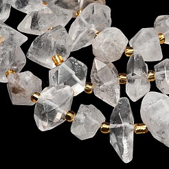 Granos de cristal de cuarzo natural hebras&nbsp;G-F833-T02-03