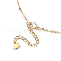 Collier pendentif en forme de nœud papillon en perles de verre&nbsp;NJEW-MZ00091-03