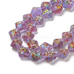 Brins de perles de lampwork faites à la main&nbsp;LAMP-A010-01B