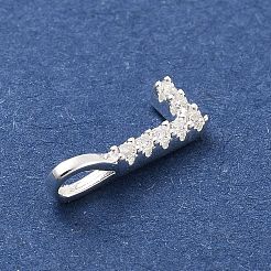 925 Sterling Silber mit Zirkonia Charms&nbsp;STER-Q004-01L-S