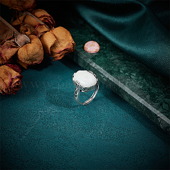 Composants de bague réglables en 925 argent sterling&nbsp;STER-BC0003-57