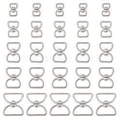 25 Stück 5 Arten von Drehverschlüssen aus Zinklegierung&nbsp;FIND-TA0008-31
