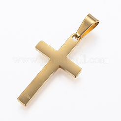 Pendentifs en acier inoxydable 304 avec placage ionique (IP)&nbsp;STAS-H389-13G