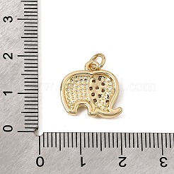 Pendentifs en laiton zircon cubique transparent&nbsp;CU-CBA7D12-14G