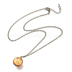 Pendentif en verre&nbsp;NJEW-D281-B-04AB