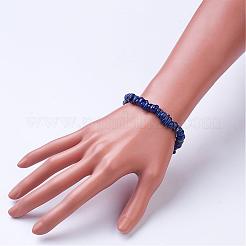 Lapis naturali bracciali tratto lazuli perline&nbsp;BJEW-JB02683-03