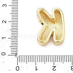 Perles initiales en laiton&nbsp;KK-B167-27G-01K
