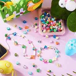 Ostermotive handgemachte Polymer Clay Perlen&nbsp;CLAY-TA0001-67