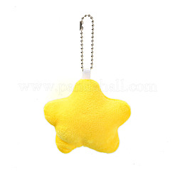 Simpatica decorazione pendente in peluche a forma di stella&nbsp;AJEW-U004-01
