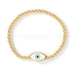 Stretcharmband aus Messing mit bösem Blick&nbsp;BG3355