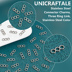 50 Stück Verbindungsstück-Charms aus Edelstahl 304&nbsp;STAS-UN0056-67
