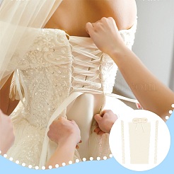 Austausch des Reißverschlusses für Brautkleider&nbsp;AJEW-WH0348-182D