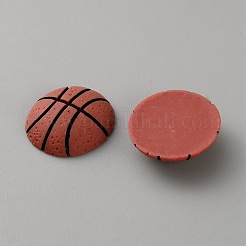 Cabochon in resina opaca sportiva&nbsp;CRES-WH0013-31C