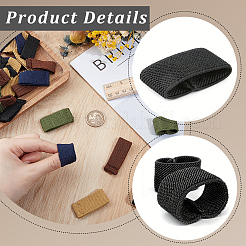 50 pièce de 5 attaches de sangle tactiques larges en tissu de couleur&nbsp;FIND-GF0009-79B