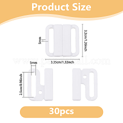 30 pieza de clips de plástico para bikini&nbsp;FIND-DC0007-02