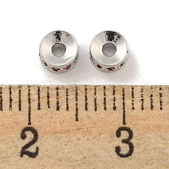 Cuentas espaciadoras de circonita cúbica de latón&nbsp;KK-L215-004A-P01