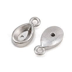 Sertissage de strass pour breloques en acier inoxydable 304&nbsp;SA-CBAC865-08F-P