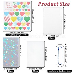 Kit para hacer llaveros con funda de tarjeta fotográfica&nbsp;DIY-OC0009-20