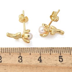 Orecchini in ottone&nbsp;EJEW-F359-01G