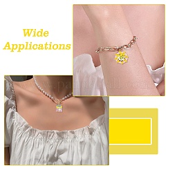 40 pièces 8 styles pendentifs en émail en alliage de zinc&nbsp;FIND-CJ0003-79
