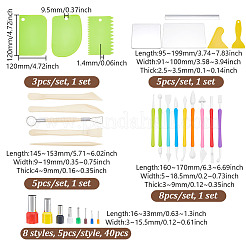 Werkzeugsets aus Ton&nbsp;DIY-GA0007-98