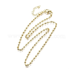 Colliers à maillons rondelles en laiton&nbsp;NJEW-M108-05G
