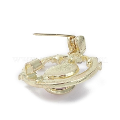 Strass-Planet mit Stern-Brosche&nbsp;JEWB-M027-01LG-02