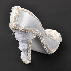 Espositore per gioielli con scarpe col tacco alto in flanella e resina&nbsp;ODIS-A010-08
