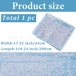 Tischläufer aus Polyester mit Pailletten&nbsp;AJEW-WH20080-48A