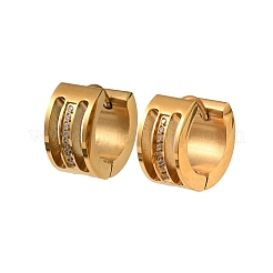 Ohrringe aus Edelstahl 304 mit Zirkonia für Damen&nbsp;SA-CBAF36C-02A-G