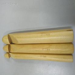 Crochets en crochet en bois&nbsp;TOOL-WH0003-01