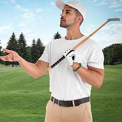 6 Stück Golfperlen aus Polyester und Elasthanschnur und Harz zum Zählen von Schlagzahlen&nbsp;HJEW-DR00175