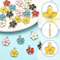 Colgantes de esmalte de aleación 10pcs&nbsp;FIND-FS0005-32C