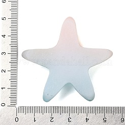 Cabochons décodés en résine opaque de couleur dégradée&nbsp;CRES-P036-01B-01