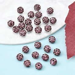 Polymer Ton Strass Perlen&nbsp;RB-A053-4mm-10
