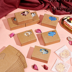Kraftpapier Geschenkbox&nbsp;CON-WH0078-29C